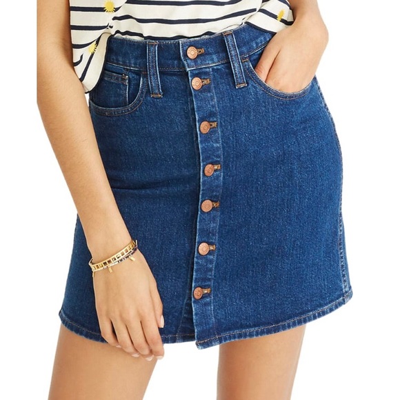 Madewell Dresses & Skirts - Madewell button front skirt
